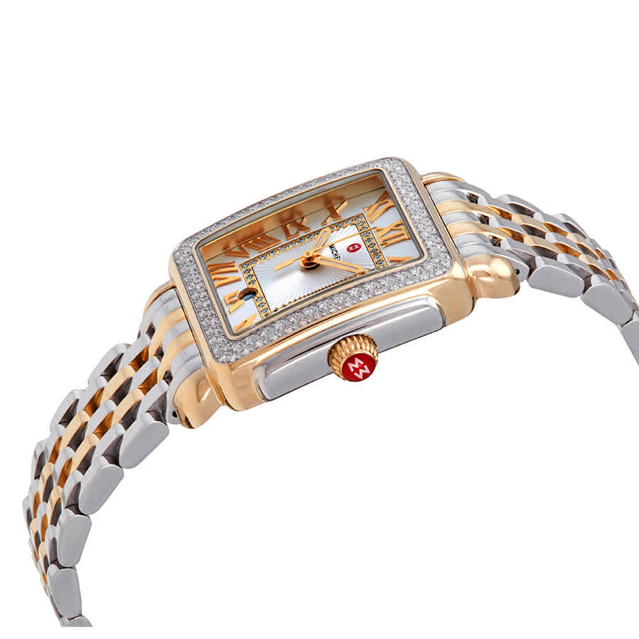 Michele Deco Madison Diamond White Dial Ladies Watch MWW06G000002