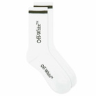 Off-White Men's Bookish Socks in White