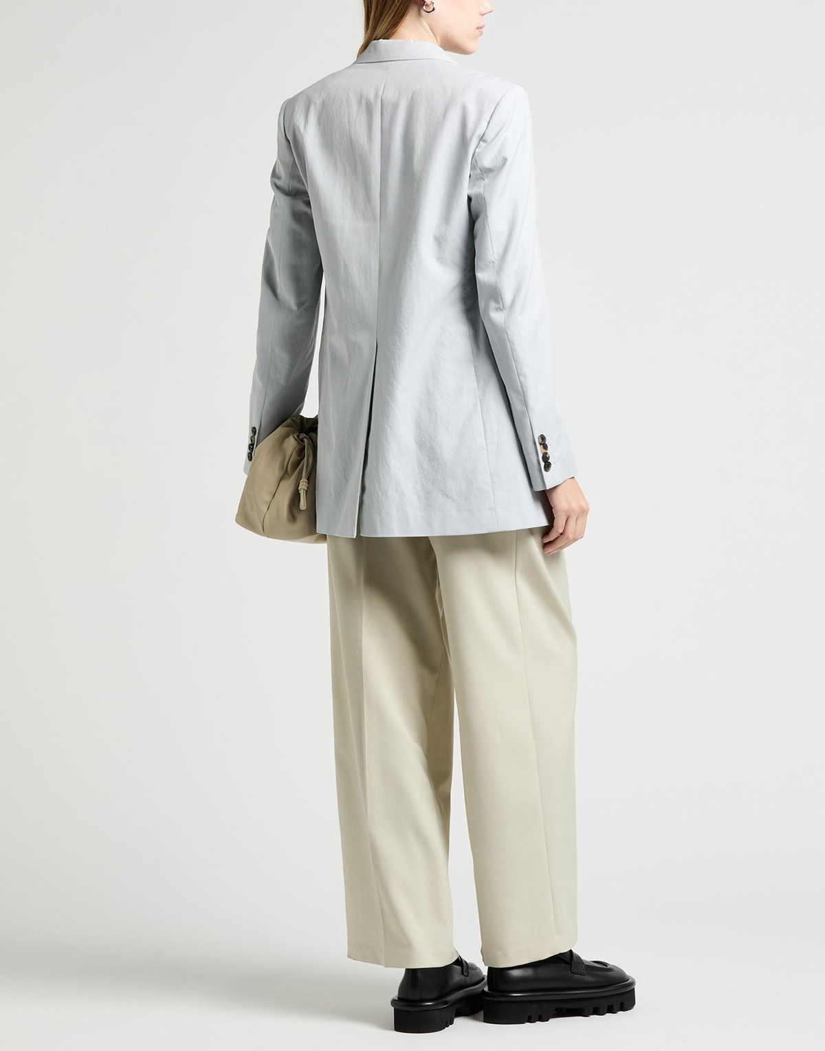 Dries Van Noten Womens Blazer Light in Grey
