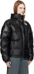 The North Face Black 'Leather Pack' Summit Series Down Jacket