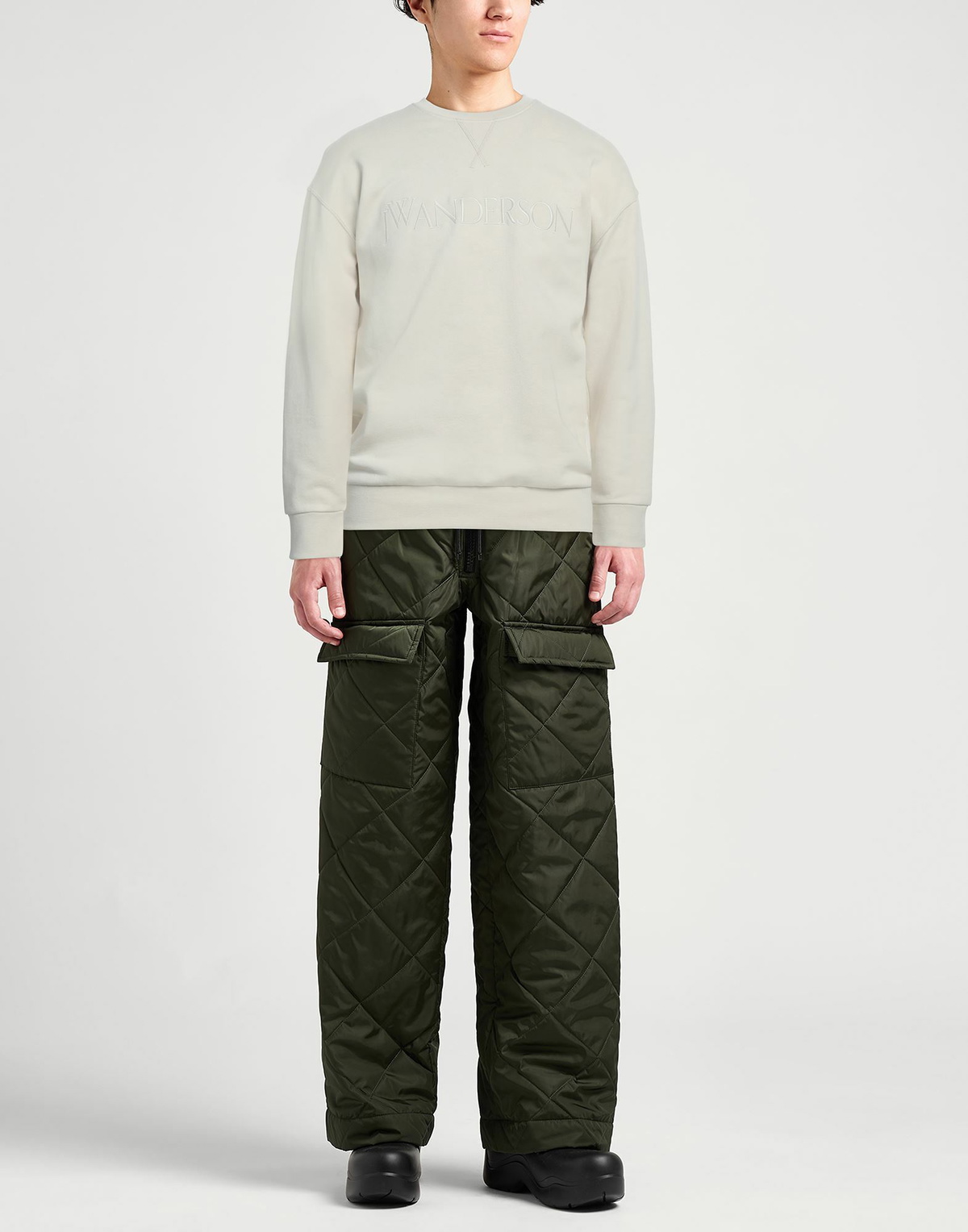 Jw Anderson Mens Sweatshirt in Beige