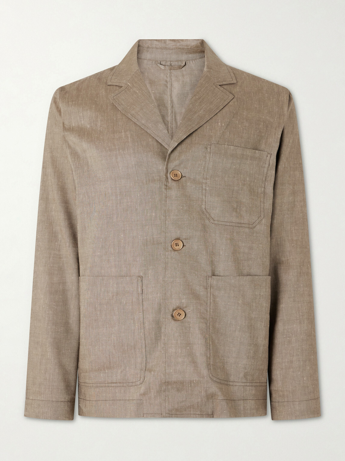 Frescobol Carioca - Lima Cotton Blazer - Neutrals