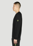 Stone Island - Compass Patch Sweatshirt in Black