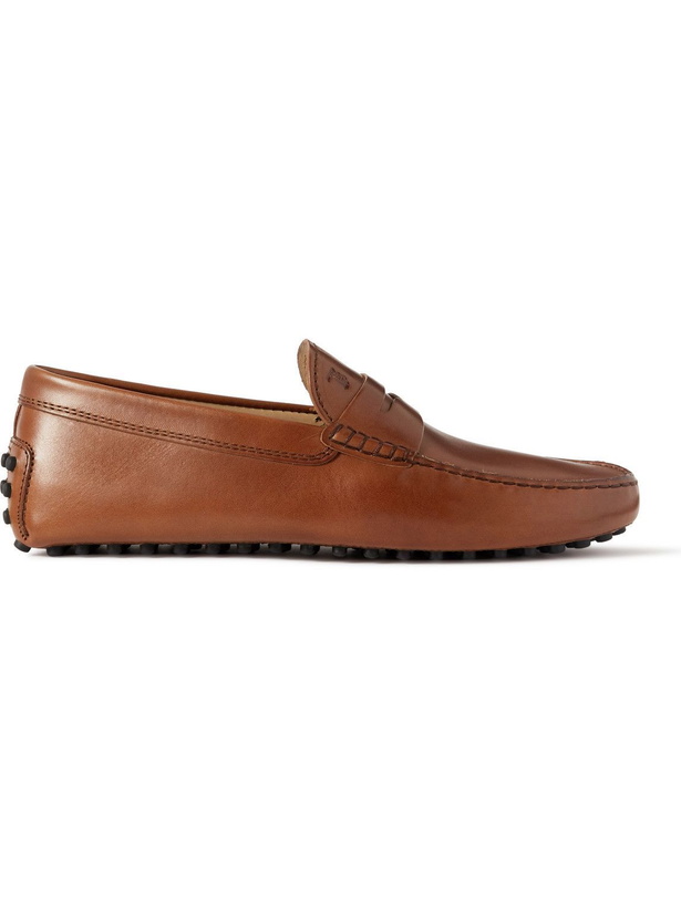 Photo: Tod's - Gommino Full-Grain Leather Driving Shoes - Brown