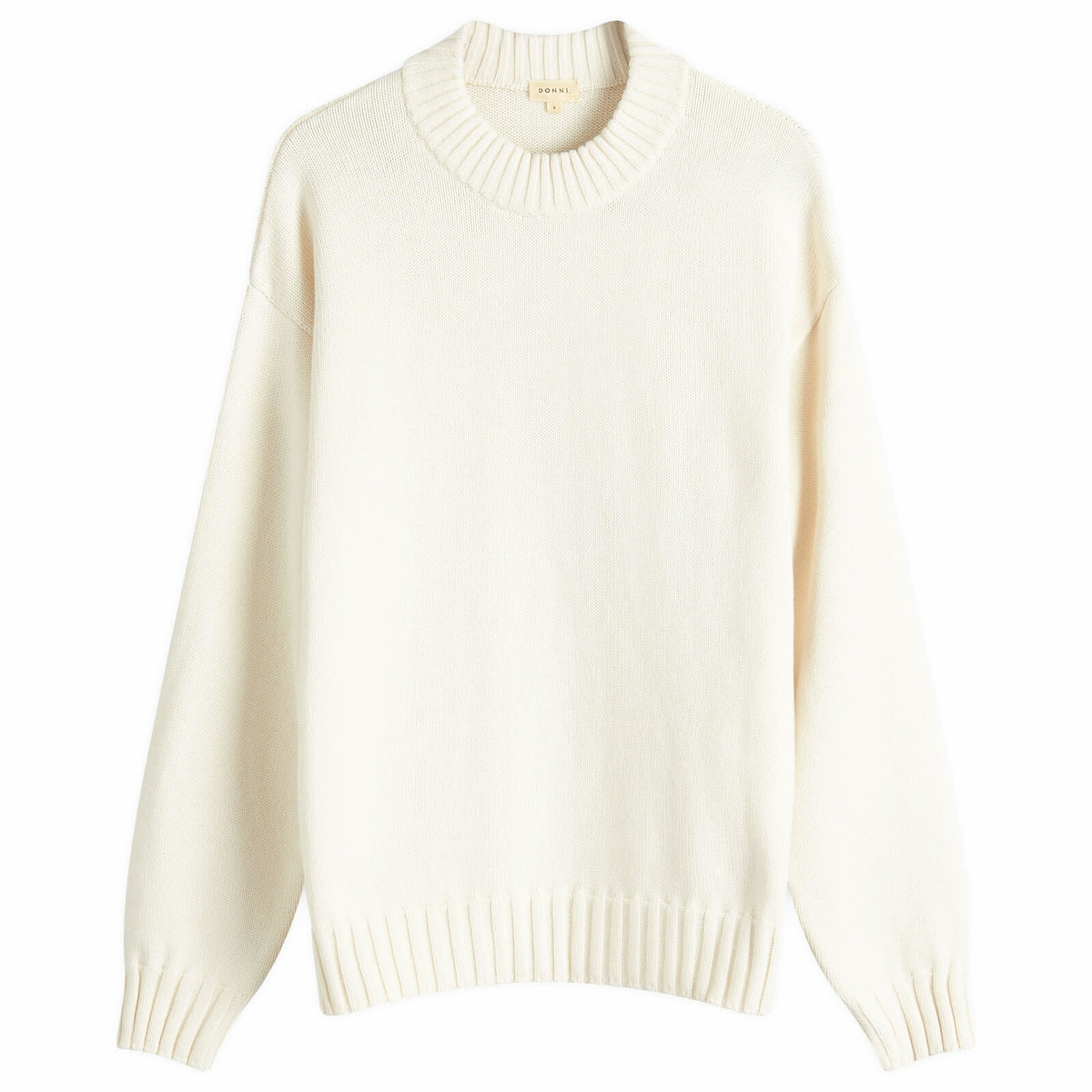 DONNI. Women's Cotton Cashmere Jumper in Creme