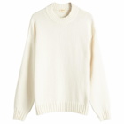 DONNI. Women's Cotton Cashmere Jumper in Creme