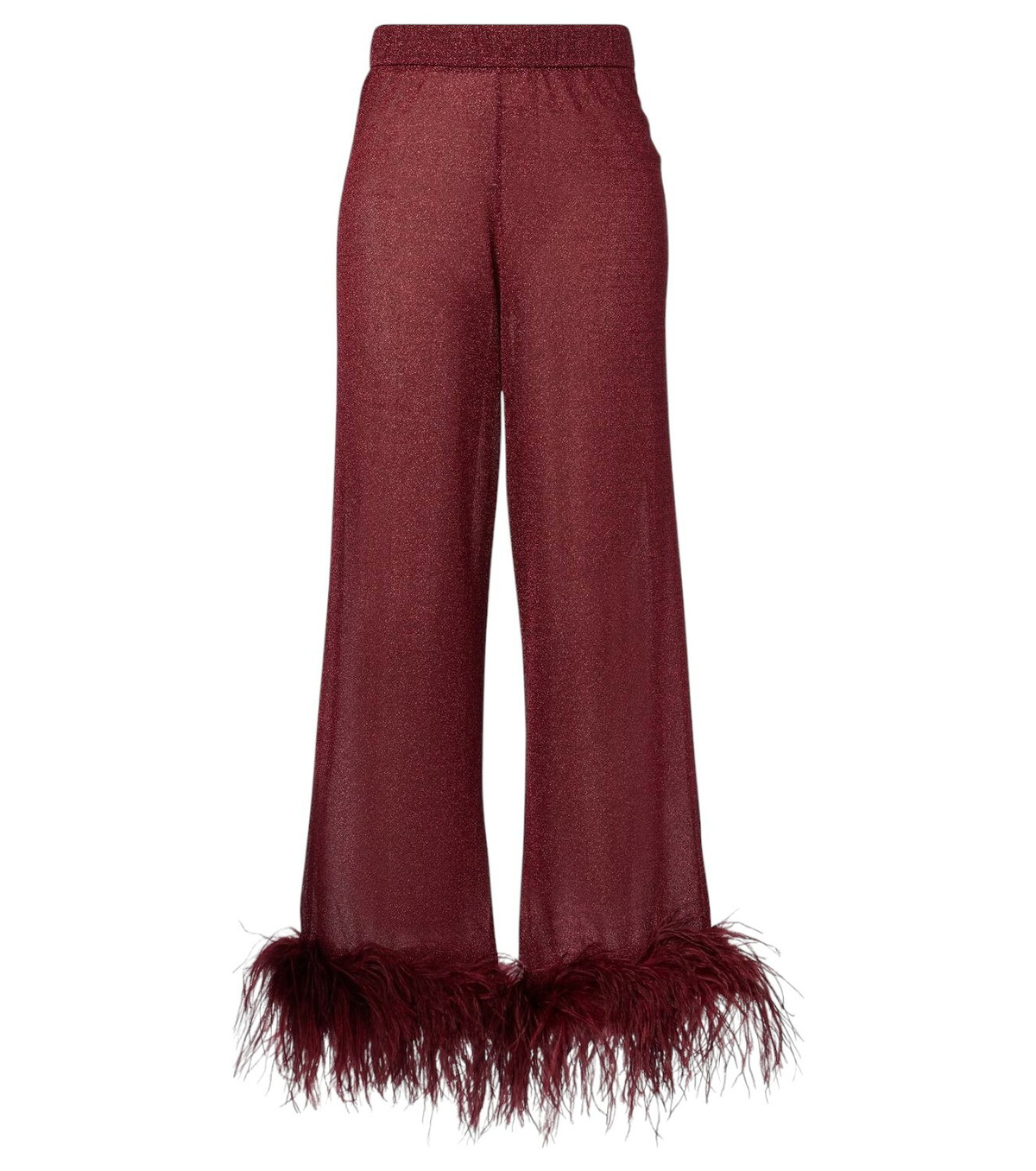 パンツ OSEREE Feather silk pants Pink OFP121 luxpants_fd941ea0-3f7e-4517-