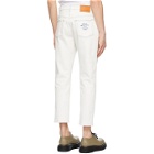 Stella McCartney White Shared OBS 23 Contrast Stitch Jeans