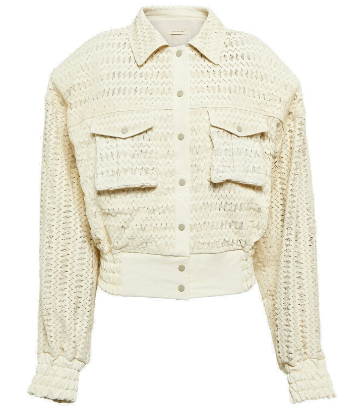 Photo: The Mannei Nice leather bomber jacket