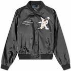 Represent Men's Storms In Heaven Souvenir Bomber Jacket in Jet Black