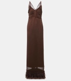 Jacques Wei Layered slip dress