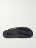 Rick Owens - Granola Melton Wool Mules - Green
