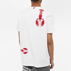 Thom Browne Men's Lobster Print T-Shirt in White