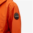 Napapijri Men's Rainforest Zip Through Jacket in Burnt Orange