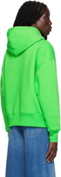 AMI Paris Green Ami de Cœur Hoodie