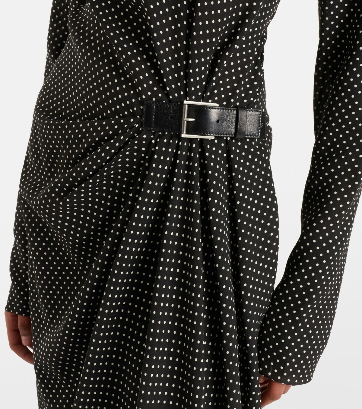 Tom Ford Polka-dot silk midi dress