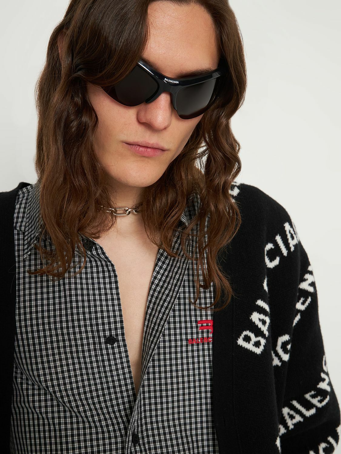BALENCIAGA - 0232s Wire Cat-eye Acetate Sunglasses Balenciaga display picture 1