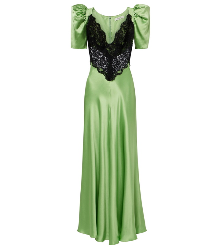 Photo: Rodarte Lace-trimmed silk cocktail dress
