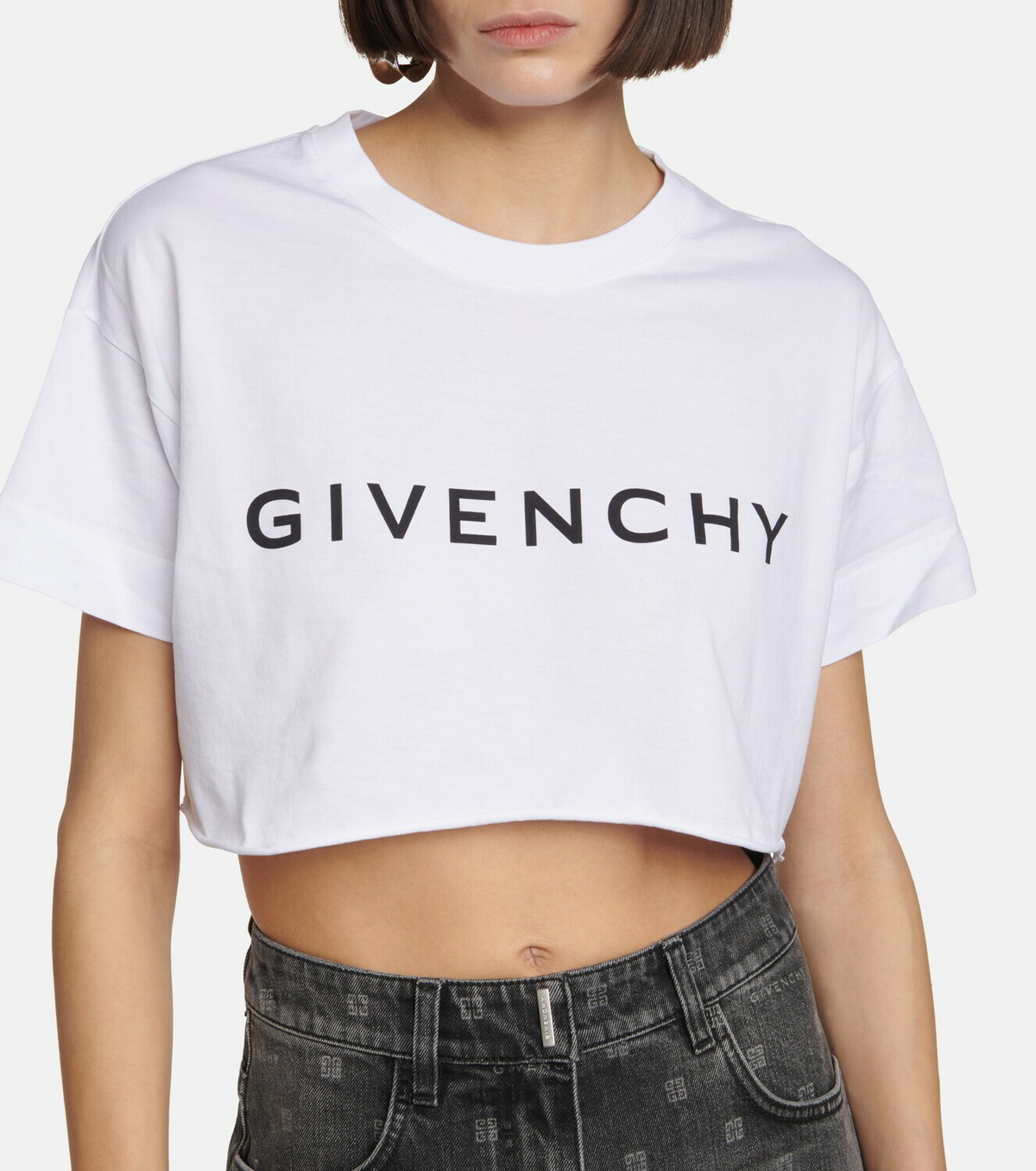 Givenchy - Logo cropped T-shirt Givenchy