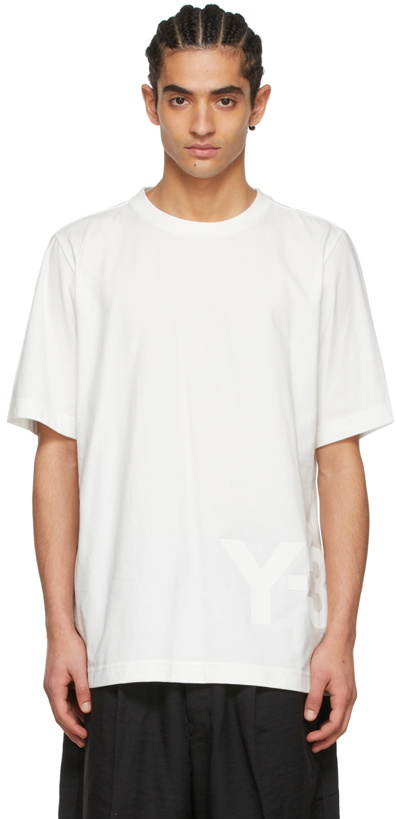 Photo: Y-3 White Cotton T-Shirt