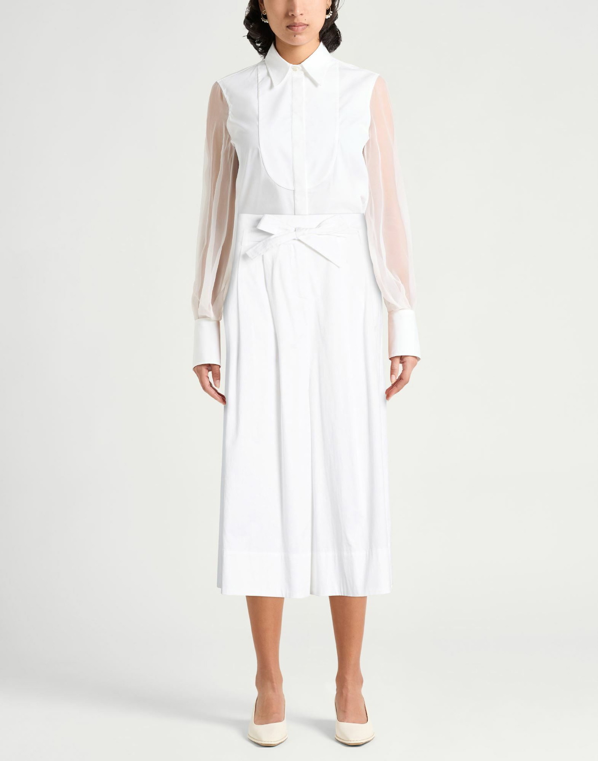 Peserico Womens Pants in White