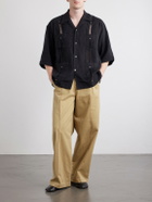 KAPITAL - Boogie Day Straight-Leg Panelled Cotton-Twill Trousers - Neutrals