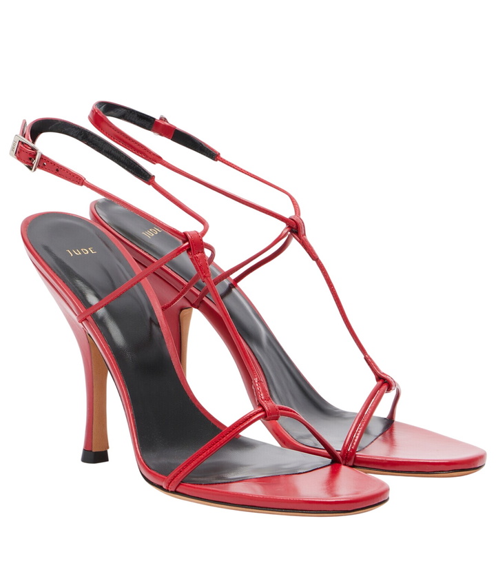 Photo: JUDE Mixer leather slingback sandals