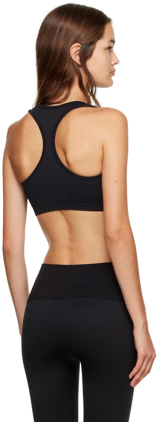 Alo Black Racer Back Sport Bra Aloye