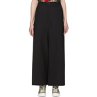 Junya Watanabe Black Wide Leg Trousers