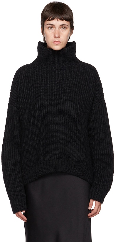 Photo: ANINE BING Black Sydney Sweater