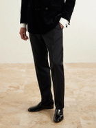 George Cleverley - Albert Patent-Leather Slippers - Black