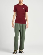 Ea7 Mens T-shirt Burgundy