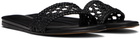 Le Monde Beryl Black Woven Pool Slides