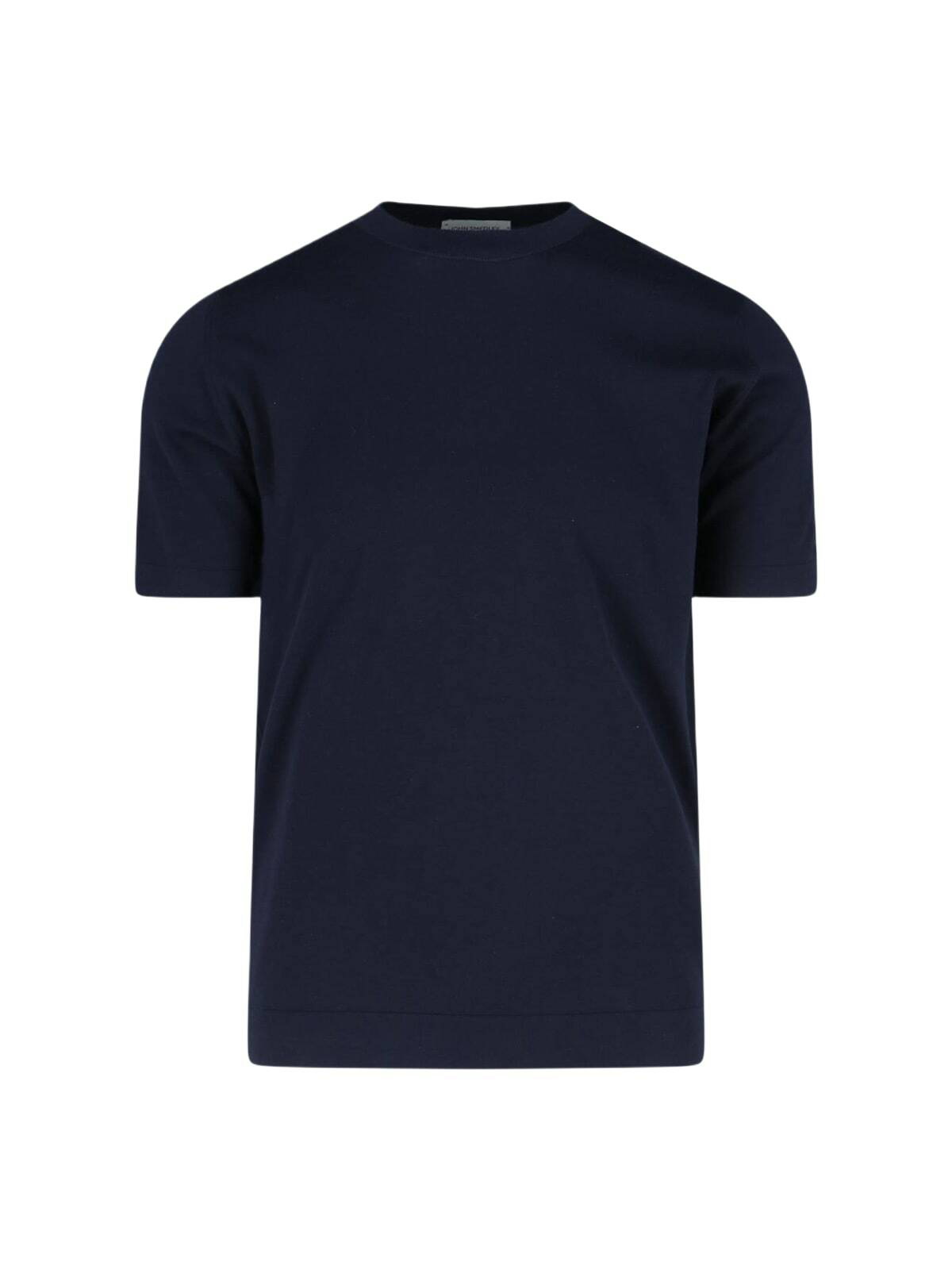 Tシャツ・カットソー JOHN SMEDLEY Men T Shirts PARK NAVY Blue John Smedley Tindall cotton jersey T-shirt John Smedley