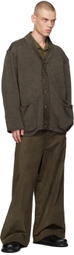 Aviva Jifei Xue Beige Wool Cardigan