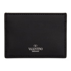 Valentino Black Valentino Garavani VLTN Card Holder