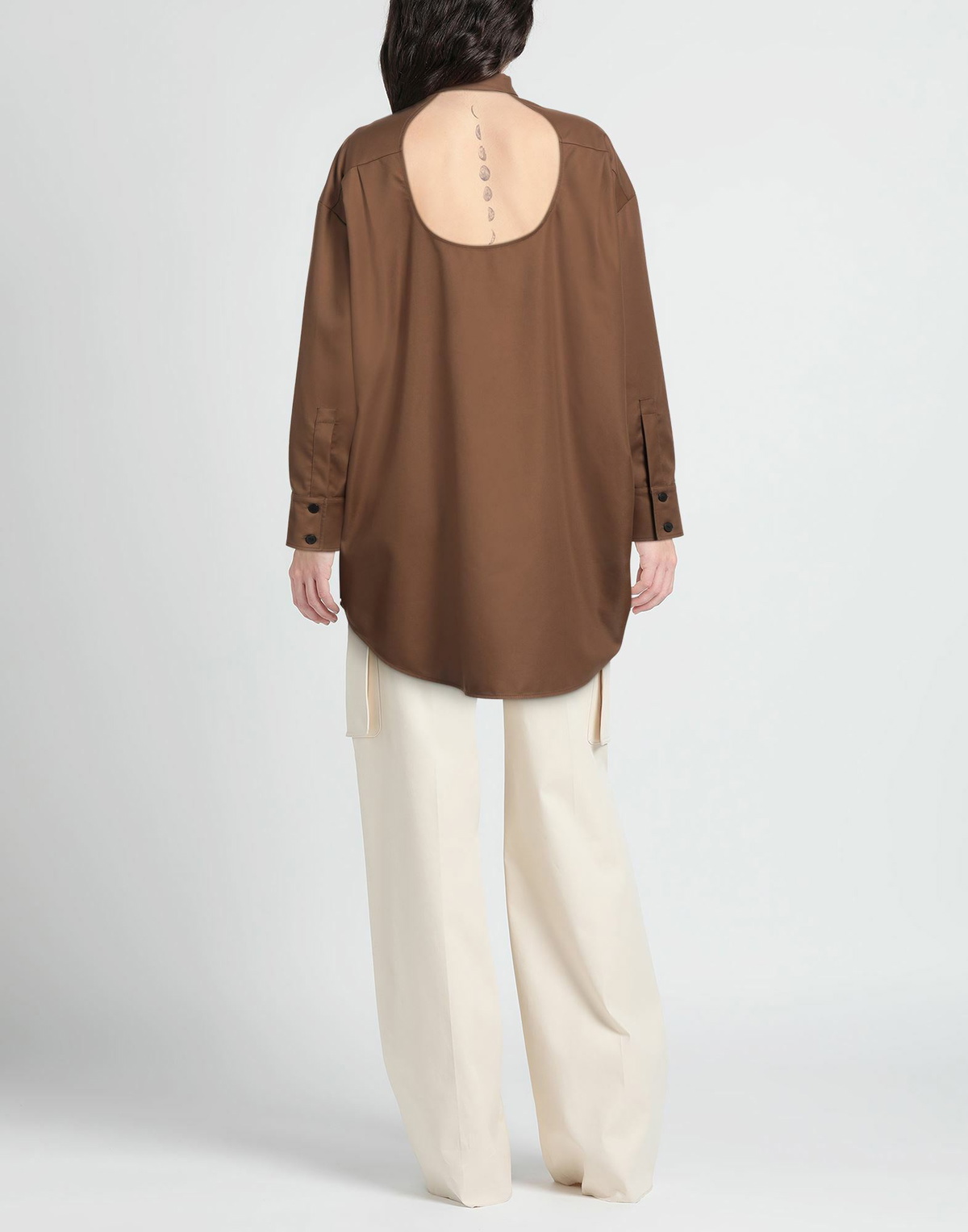 Gauchere Womens Shirt in Brown