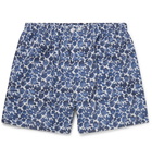 Zimmerli - Printed Cotton Boxer Shorts - Blue