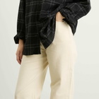 DUNST Women's Brushed Straight Jeans in Cream
