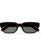 Garrett Leight California Optical - Mayan Rectangle-Frame Tortoiseshell Acetate Sunglasses