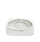 M.Cohen - Sterling Silver and Turquoise Signet Ring - Silver