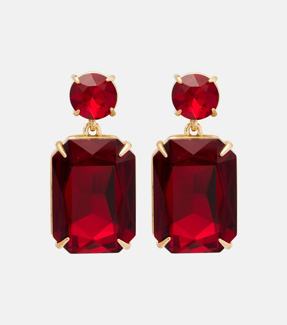 Carolina Herrera Embellished drop earrings