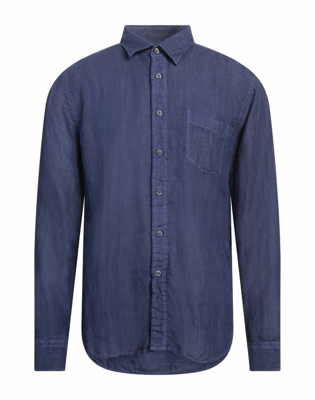 Photo: 120% Lino Mens Shirt in Blue