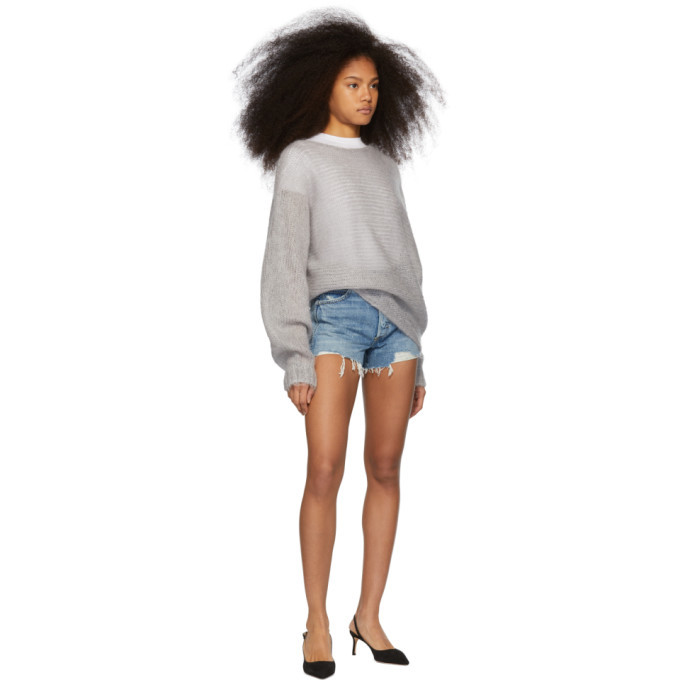 Amo Blue Denim Loverboy Cut-off Shorts