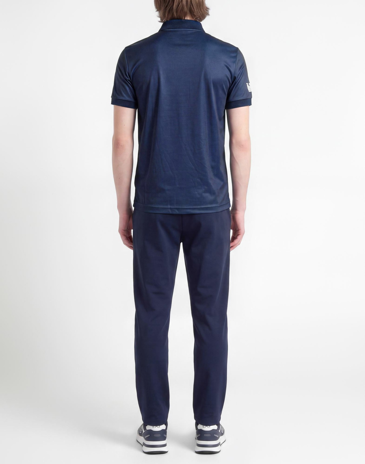 Ea7 Mens Polo shirt in Midnight blue