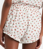 Posse Delia printed cotton shorts