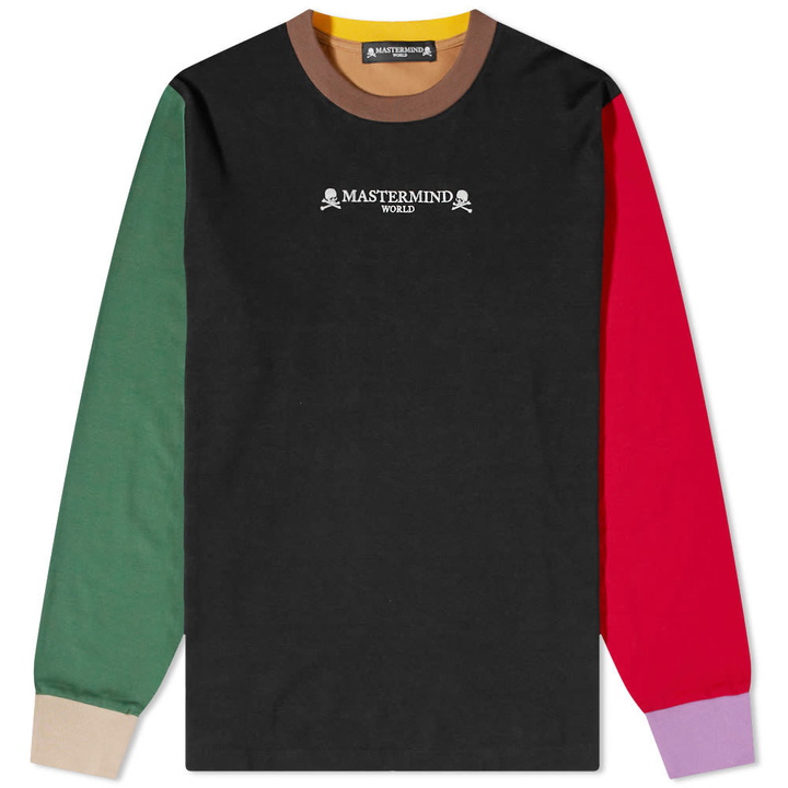 Photo: MASTERMIND WORLD Long Sleeve Block Colour Tee