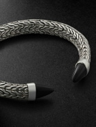 John Hardy - Spear 50 Flex Sterling Silver Onyx Cuff - Silver