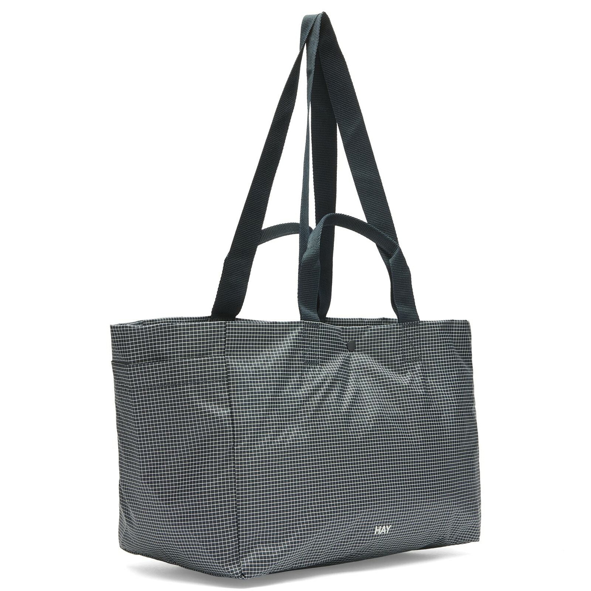 HAY Grid Weekend Bag - Small in Dark Blue 