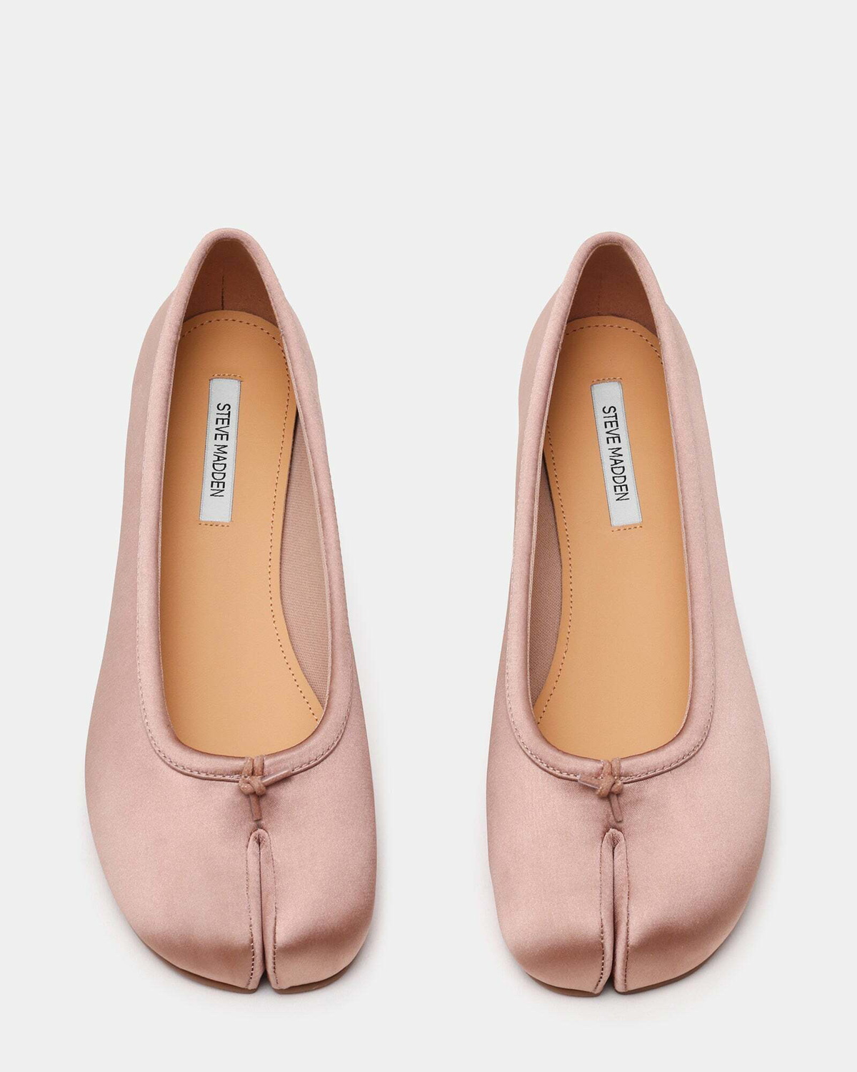 Steve Madden Calico Flats in Blush Satin